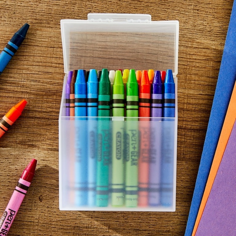 Set of 4 Pen+Gear Crayon Boxes